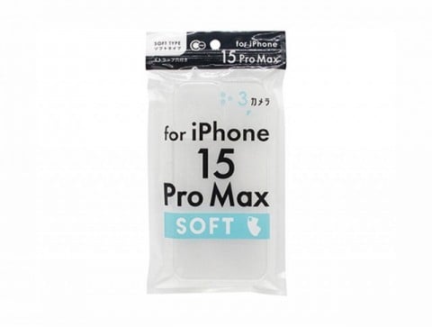iPhone15Plus/14Plus用ケース ソフトクリア