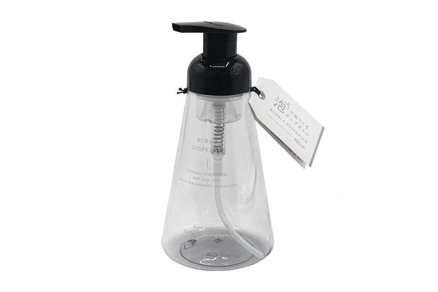 バブルディスペンサー300ml クリアカラー