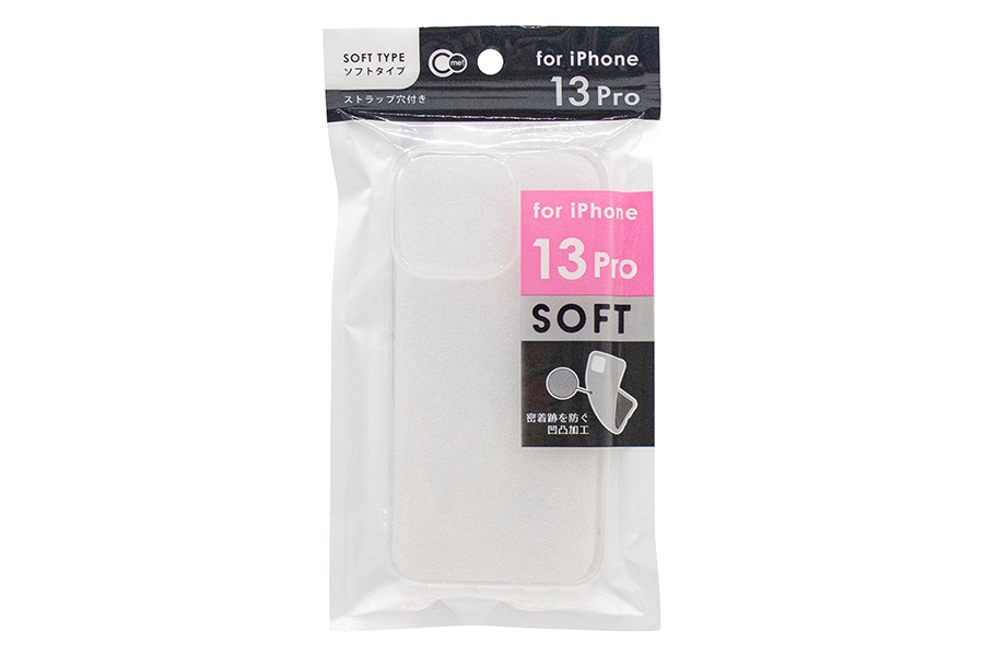 iPhone13Pro用ケース ソフトクリア
