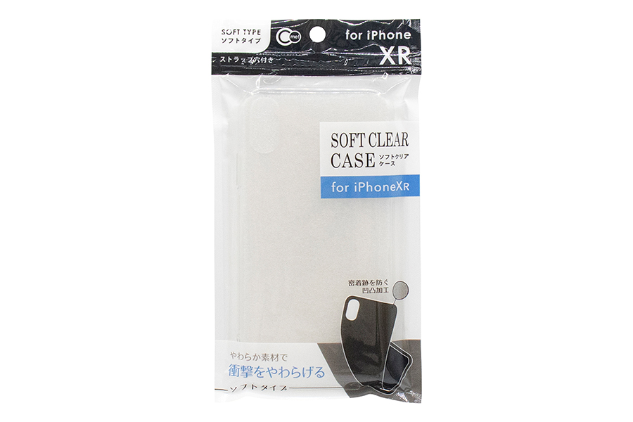 iPhoneXR用ケース ソフトクリア