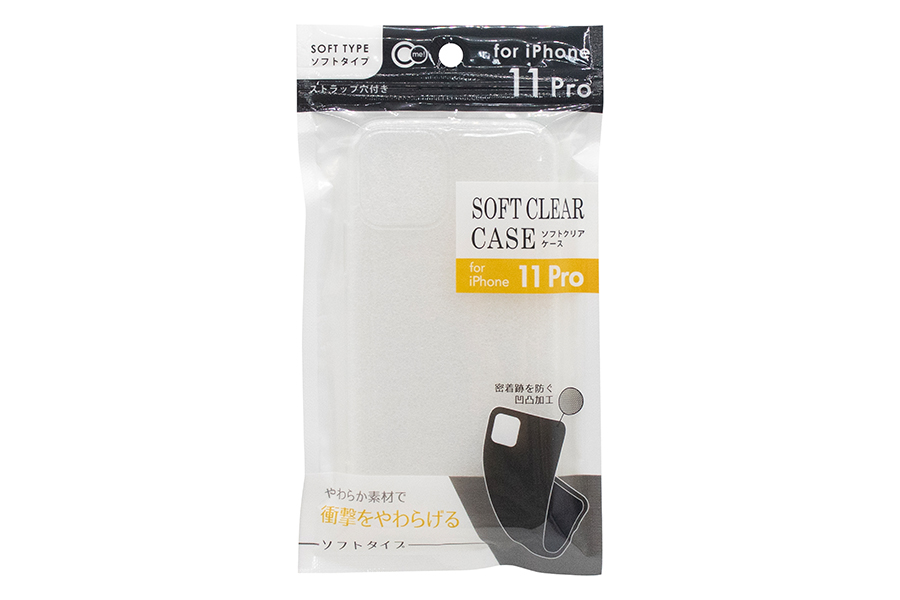 iPhone11Pro用ケース ソフトクリア