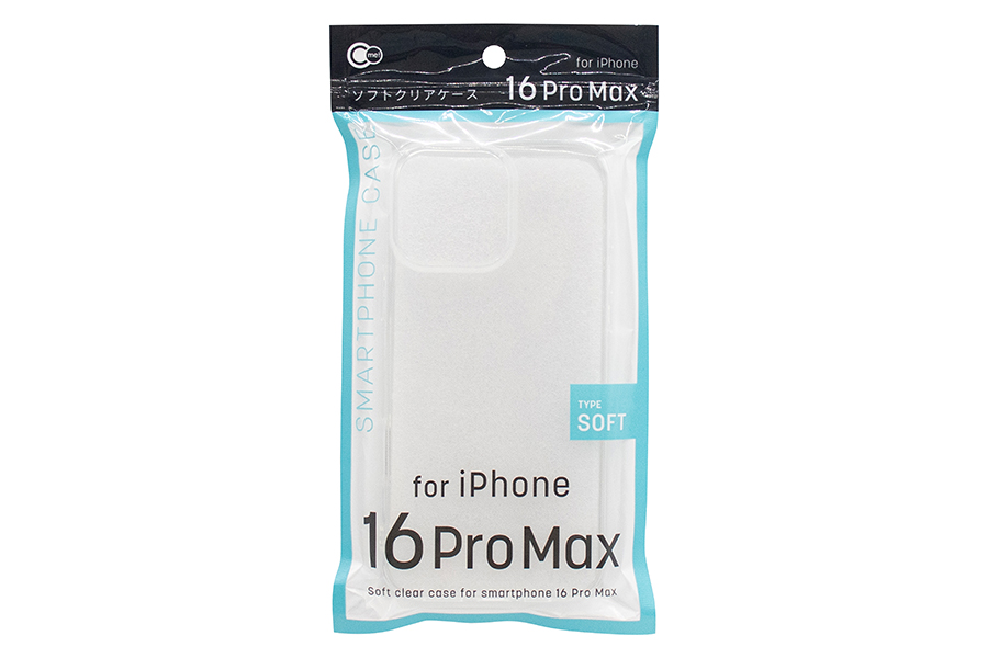 iP16ProMax用ケース ソフトクリア
