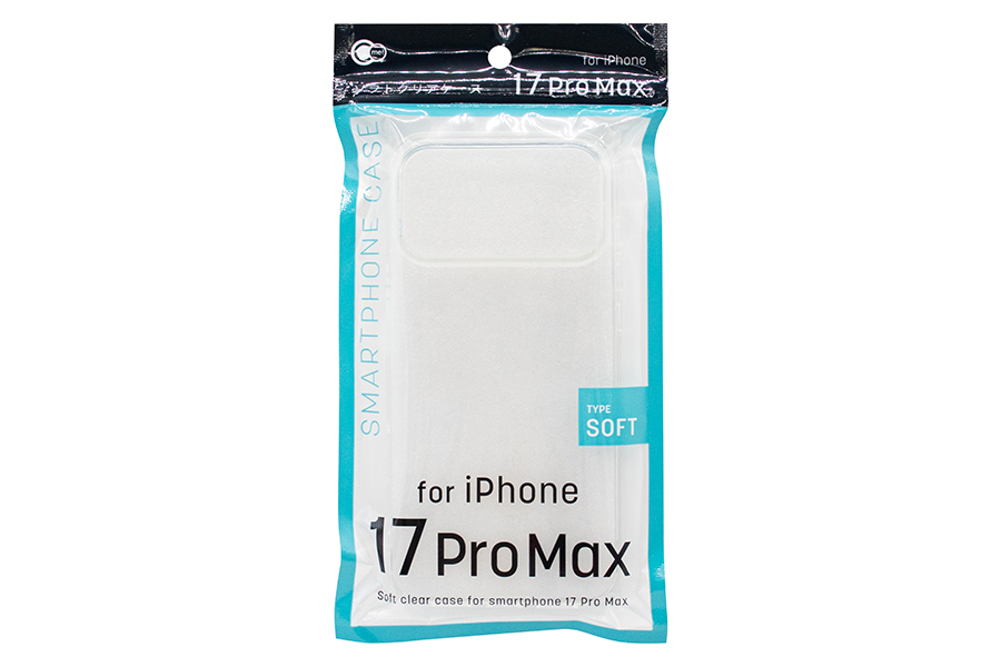 iP17ProMax用ケース ソフトクリア