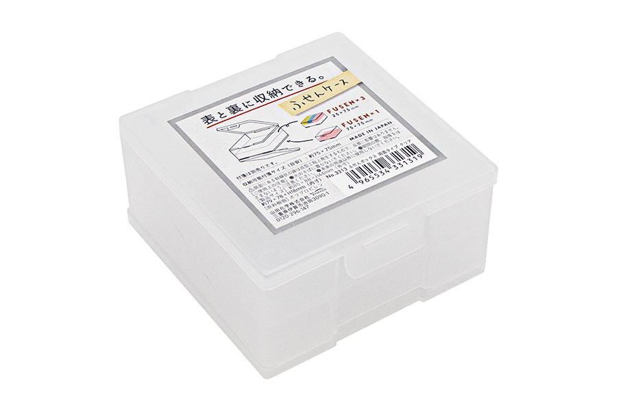 ふせんボックス 両面タイプ クリア