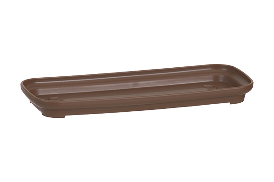 プランター角受皿 チョコブラウン