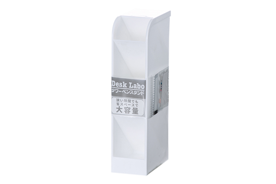 DeskLabo タワーペンスタンド ホワイト