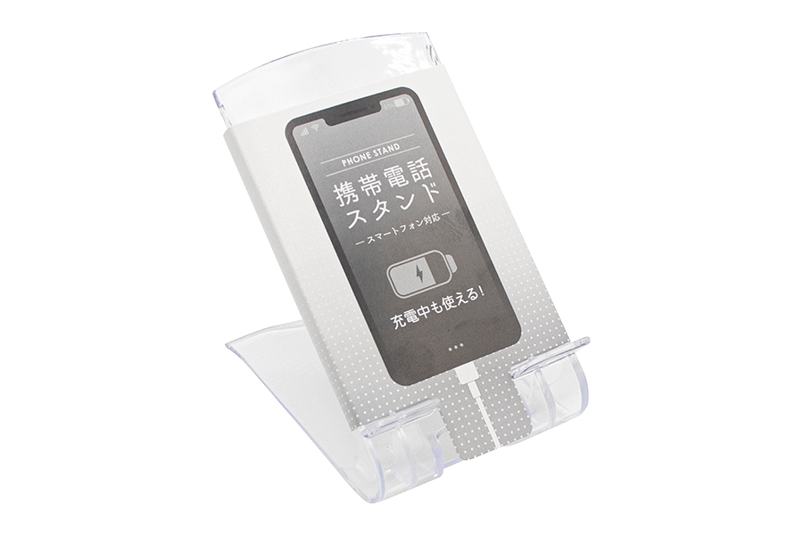 携帯電話スタンド クリア