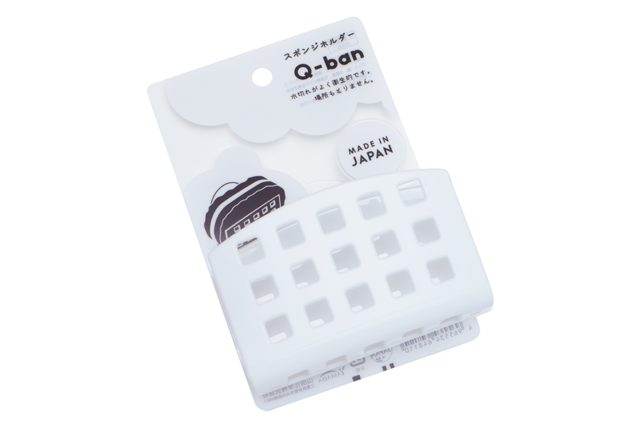 Q-BAN スポンジホルダー クールホワイト